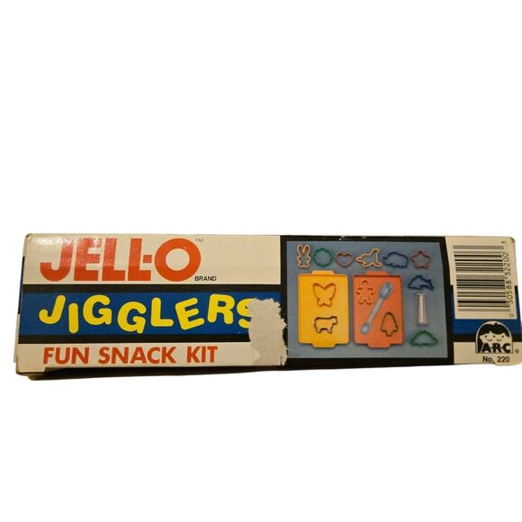 Vintage Jell-O Jigglers Fun Snack Kit Kids Set With Box - Picture 3 of 5